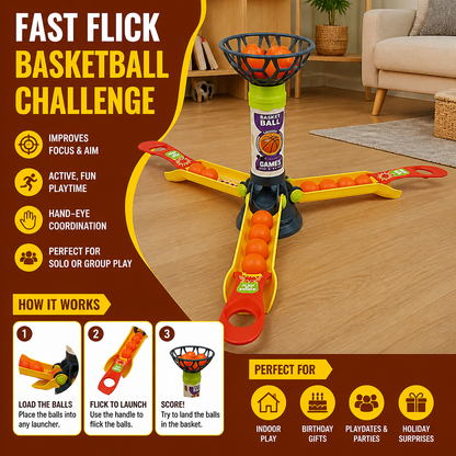 Fast Flick Basketball Challenge Game