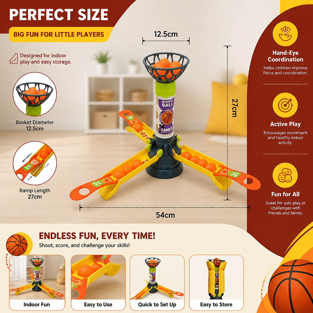 Fast Flick Basketball Challenge Game