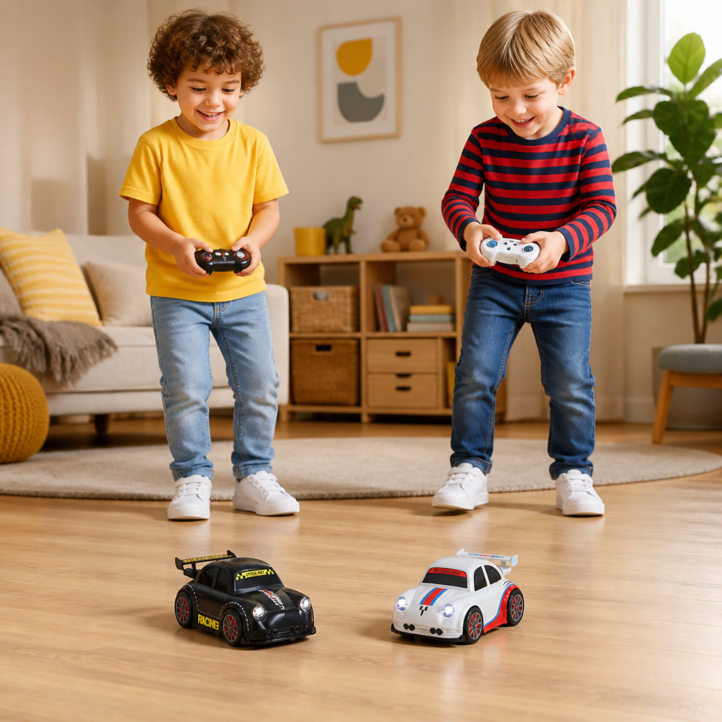 RC Racing Drift Car for Kids - Remote Control with Sensor Lights & Sound