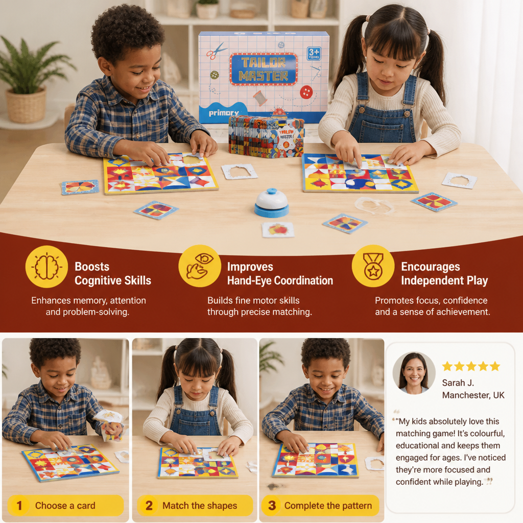 Tailor Master Shape Matching Puzzle Game