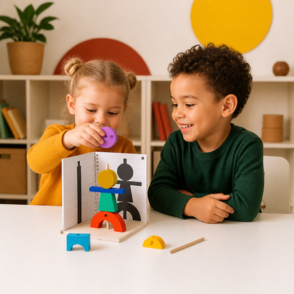 Wooden 3D Shadow Matching & Spatial Thinking Puzzle for Kids