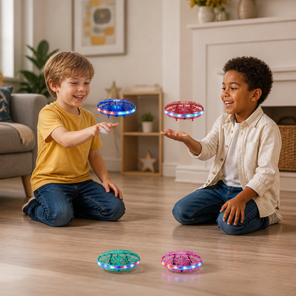 Motion-Sensing LED UFO Flying Drone