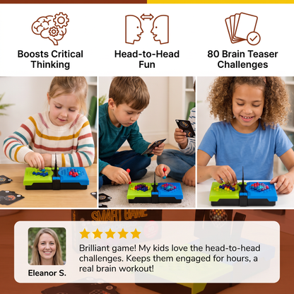 Head-to-Head Logic Puzzle Game – 80 Brain Teaser Challenges