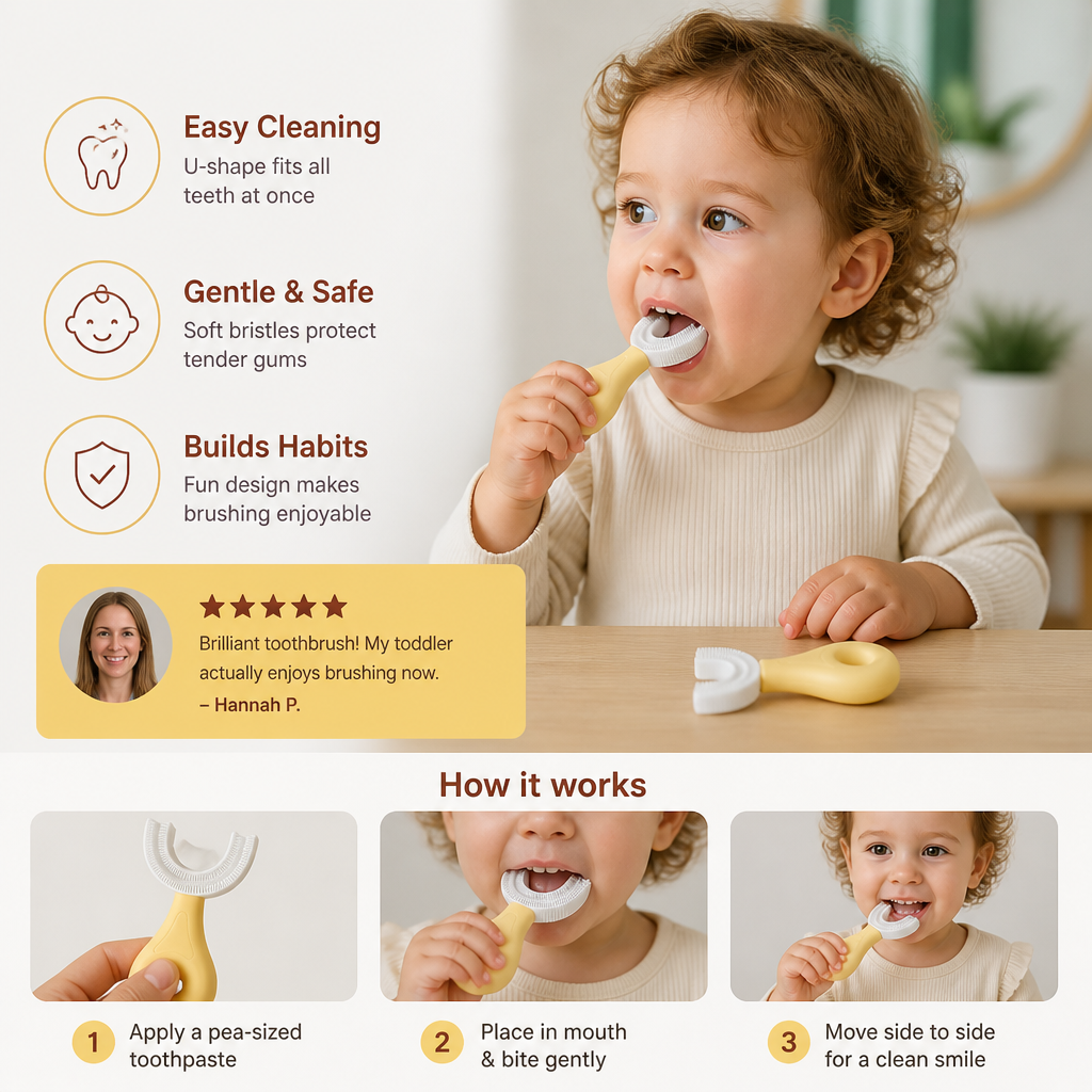 Kids’ U-Shaped Toothbrush