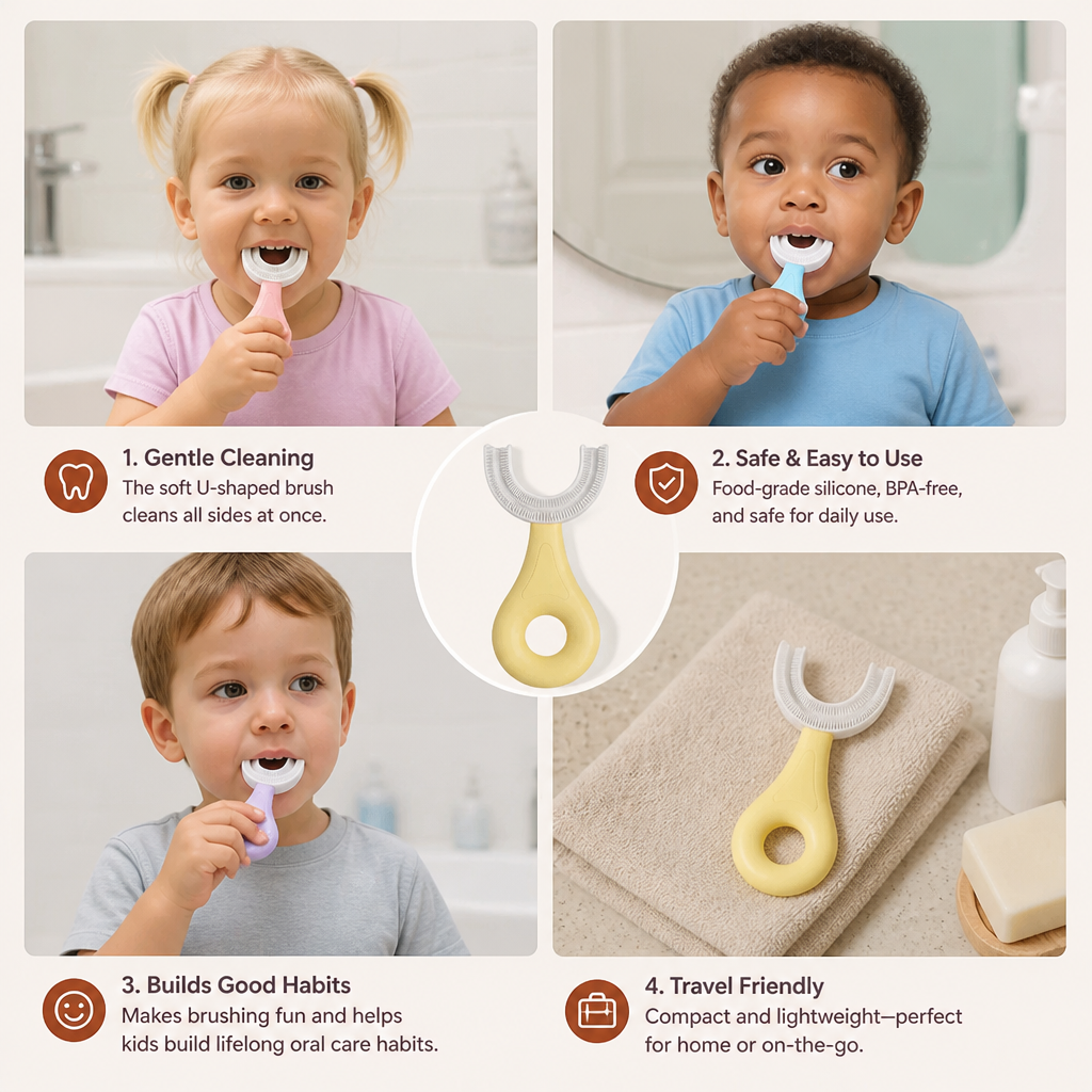 Kids’ U-Shaped Toothbrush