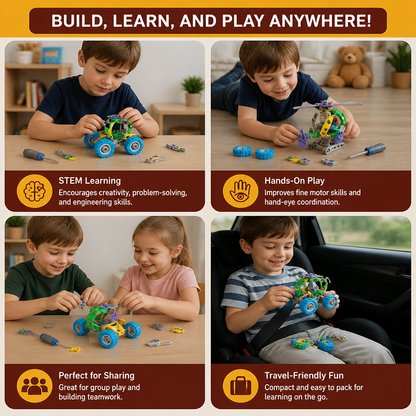 109 Piece STEM Building Set with Screwdriver