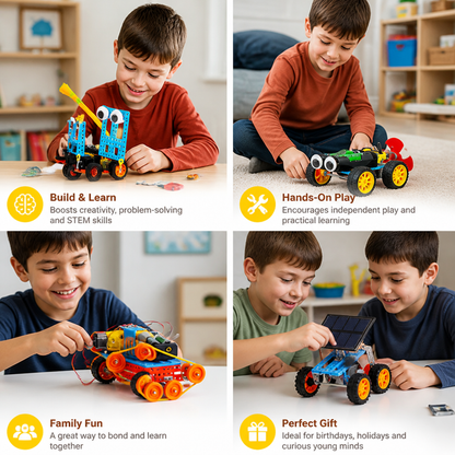 5-in-1 DIY Educational STEM Vehicle Building Kit
