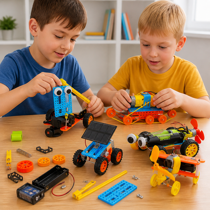 5-in-1 DIY Educational STEM Vehicle Building Kit