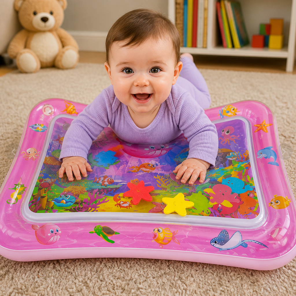 Inflatable Tummy Time Water Play Mat