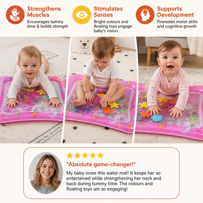 Inflatable Tummy Time Water Play Mat