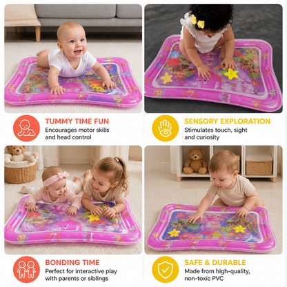 Inflatable Tummy Time Water Play Mat