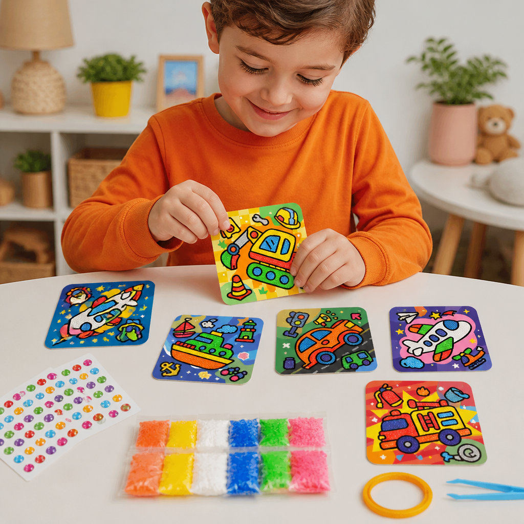 DIY Clay Sticker Art & Craft Kit for Kids