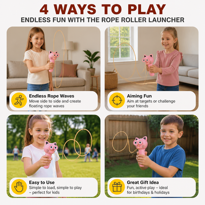 Interactive Flying Rope Toy for Kids