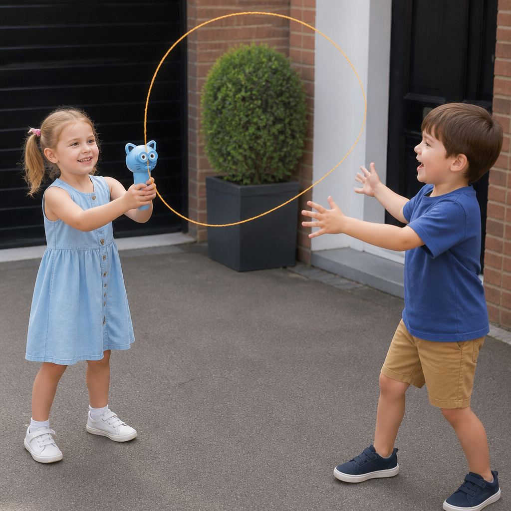 Interactive Flying Rope Toy for Kids