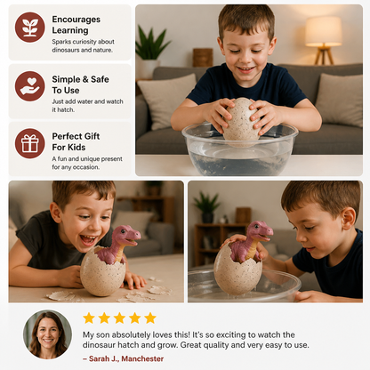 Educational Grow-in-Water Dinosaur Hatching Egg Toy for Kids