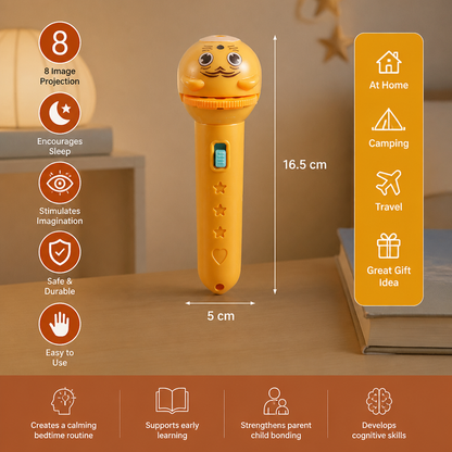 Kids’ Bedtime Story Projection Flashlight