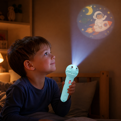 Kids’ Bedtime Story Projection Flashlight