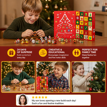 Christmas Ornament Building Blocks Advent Calendar