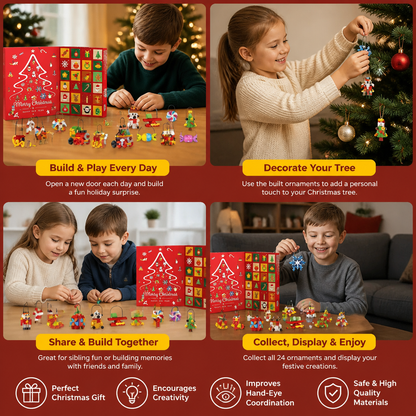 Christmas Ornament Building Blocks Advent Calendar