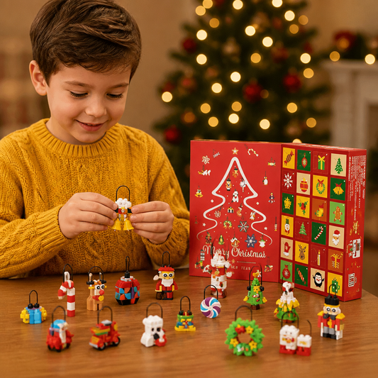 Christmas Ornament Building Blocks Advent Calendar