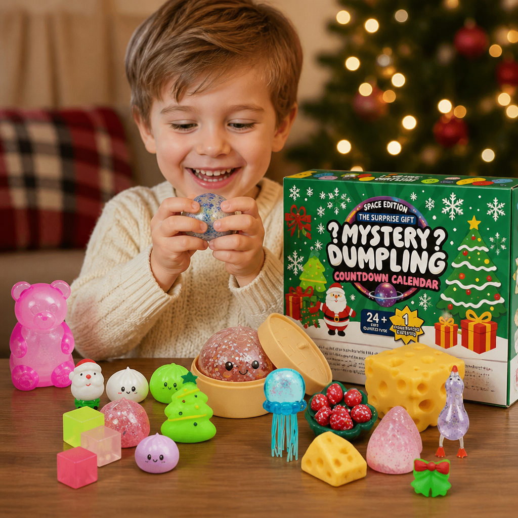 Christmas Squishy Advent Calendar for Kids