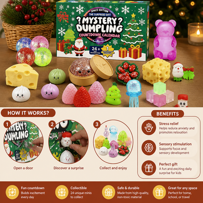 Christmas Squishy Advent Calendar for Kids