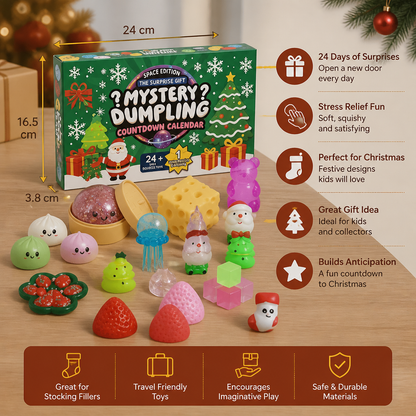 Christmas Squishy Advent Calendar for Kids