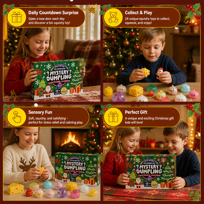 Christmas Squishy Advent Calendar for Kids