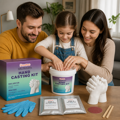 3D Hand Casting Kit for Families & Couples – Family Keepsake Set