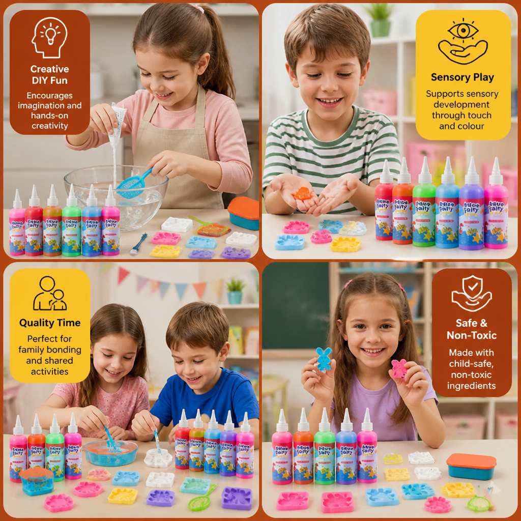 DIY Water Jelly Kit with Gels & Molds
