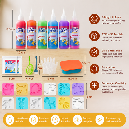 DIY Water Jelly Kit with Gels & Molds
