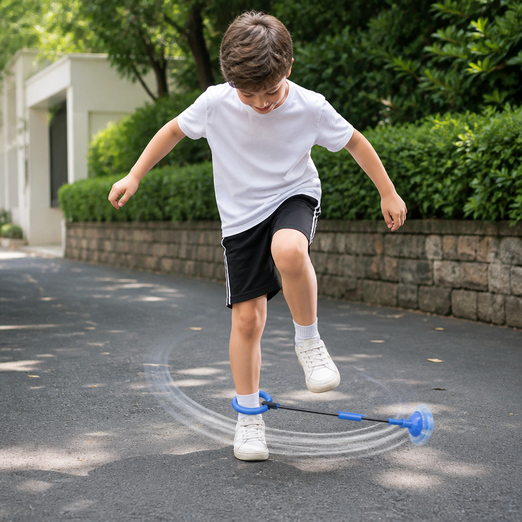 3-in-1 LED Skip Ball with Jump Counter & Timer for Kids