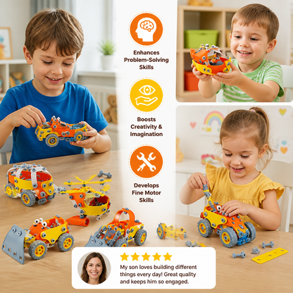 STEM Flexible Screw & Nut Building Blocks Set