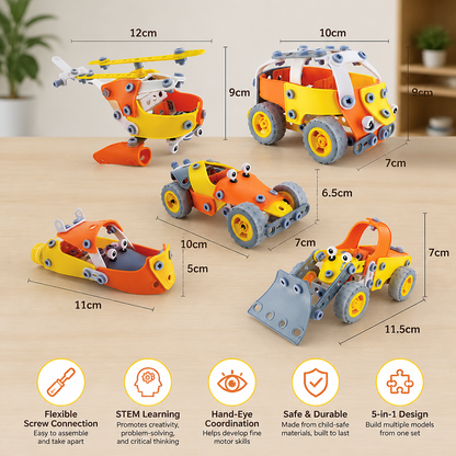 STEM Flexible Screw & Nut Building Blocks Set