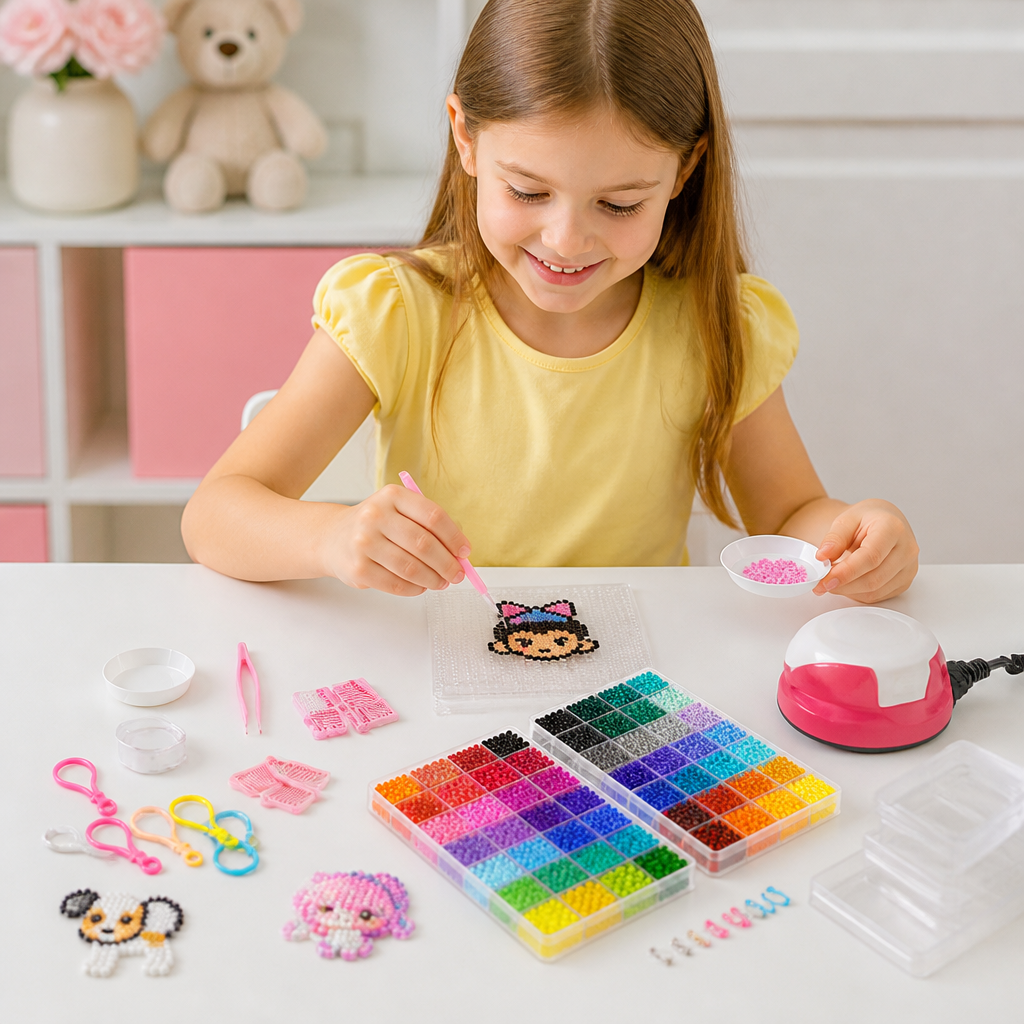 Premium Fuse Beads Set with Crafting Tools – DIY Arts & Crafts Kit