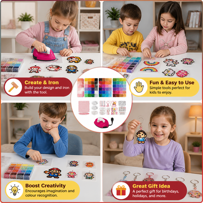 Premium Fuse Beads Set with Crafting Tools – DIY Arts & Crafts Kit
