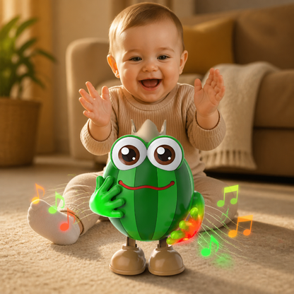 Dancing Watermelon Head-Up Tummy Time Toy with Lights & Music