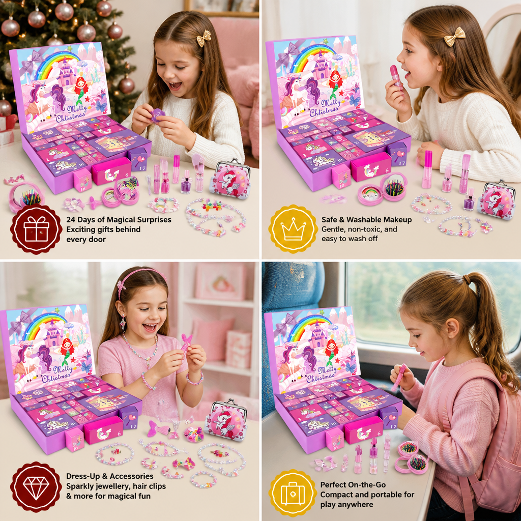 Unicorn & Princess Surprise Advent Calendar for Girls