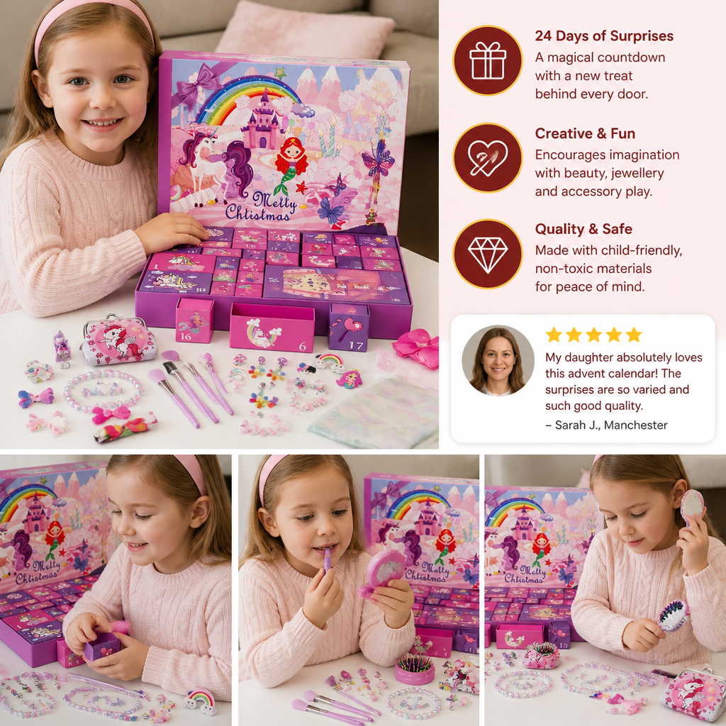 Unicorn & Princess Surprise Advent Calendar for Girls