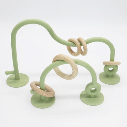 Silicone Baby Activity Toy – Suction Cup Learning Toy for Table & High Chair