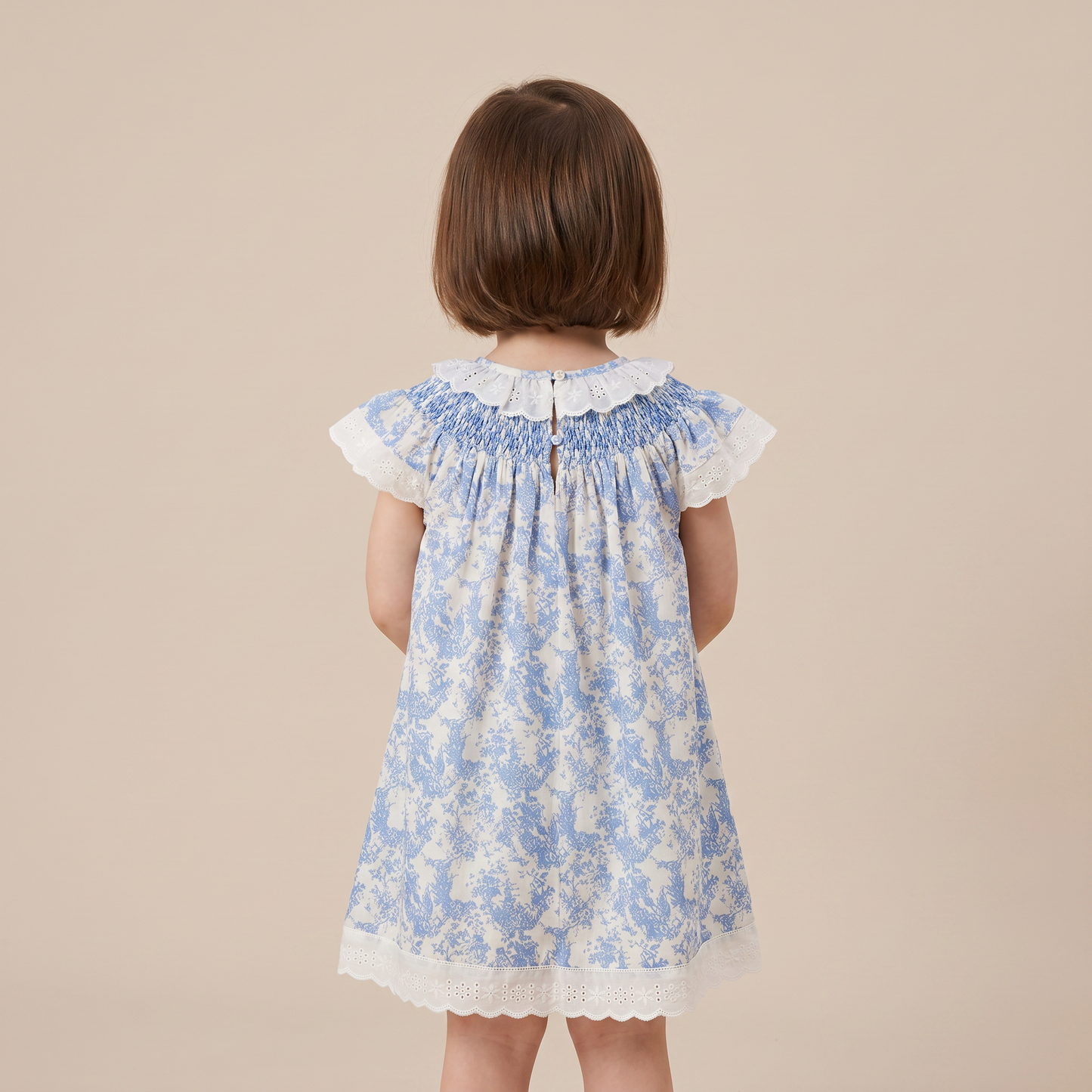 Timeless Blue Toile Dress