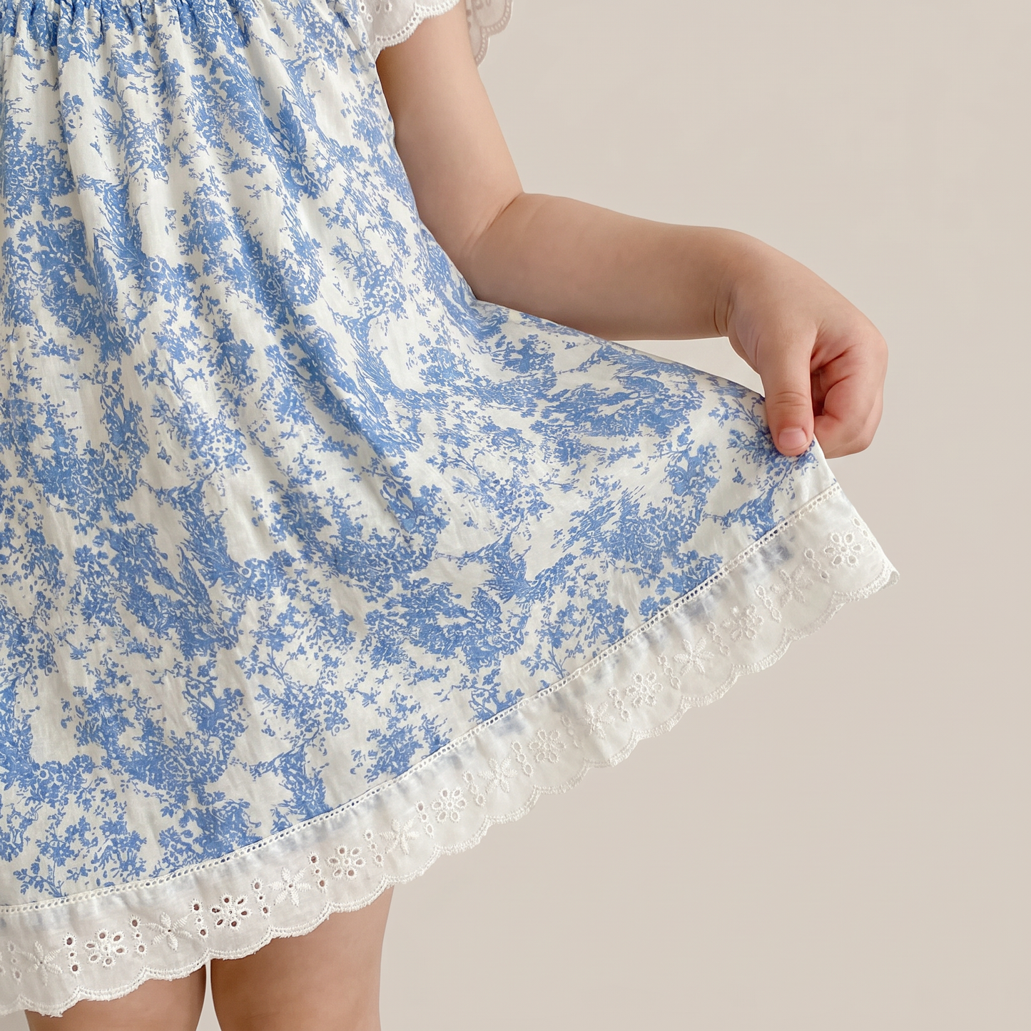 Timeless Blue Toile Dress
