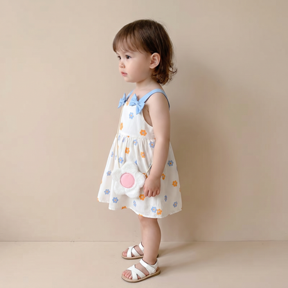 Soft Petal Dress Set