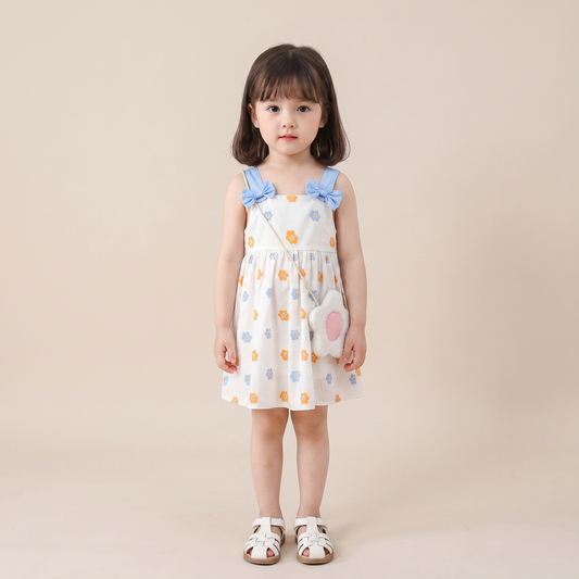 Soft Petal Dress Set