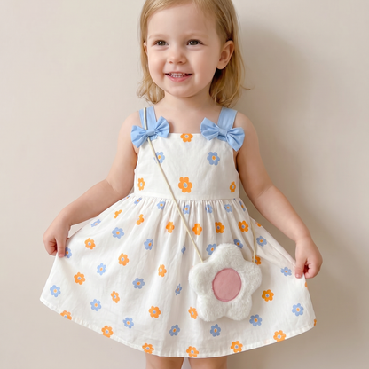 Soft Petal Dress Set