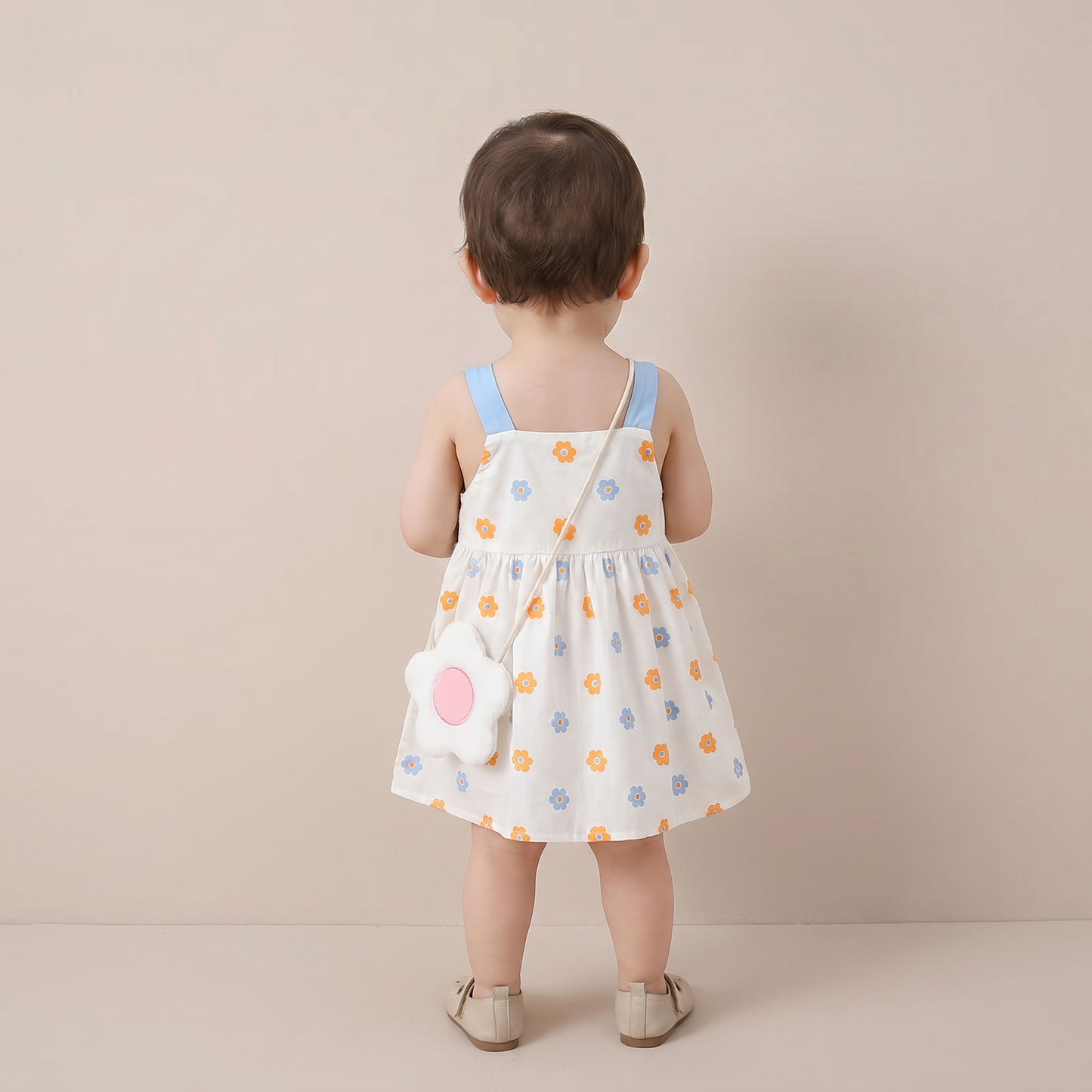 Soft Petal Dress Set
