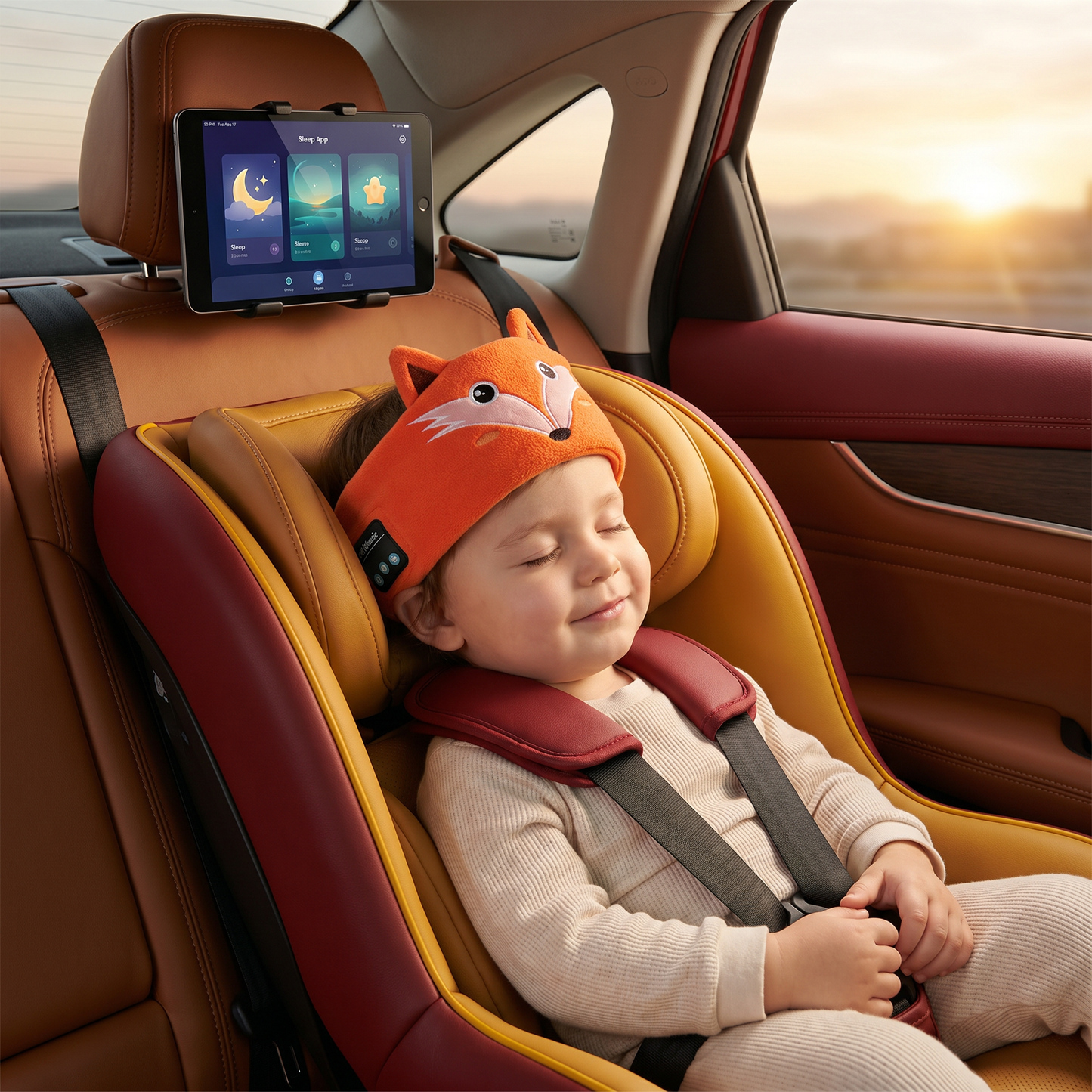 2-in-1 Sleep Headband with Bluetooth Speakers – Soft Wireless Headband for Travel & Sleep
