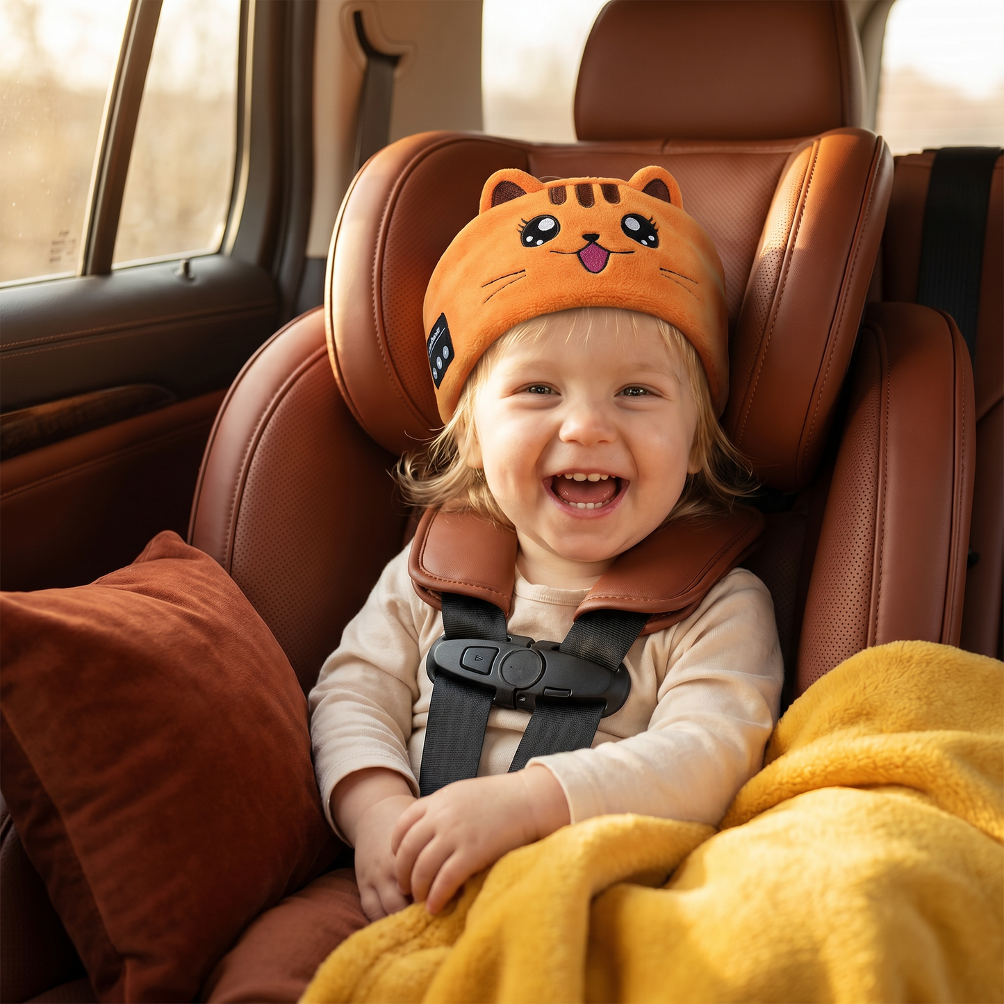 2-in-1 Sleep Headband with Bluetooth Speakers – Soft Wireless Headband for Travel & Sleep