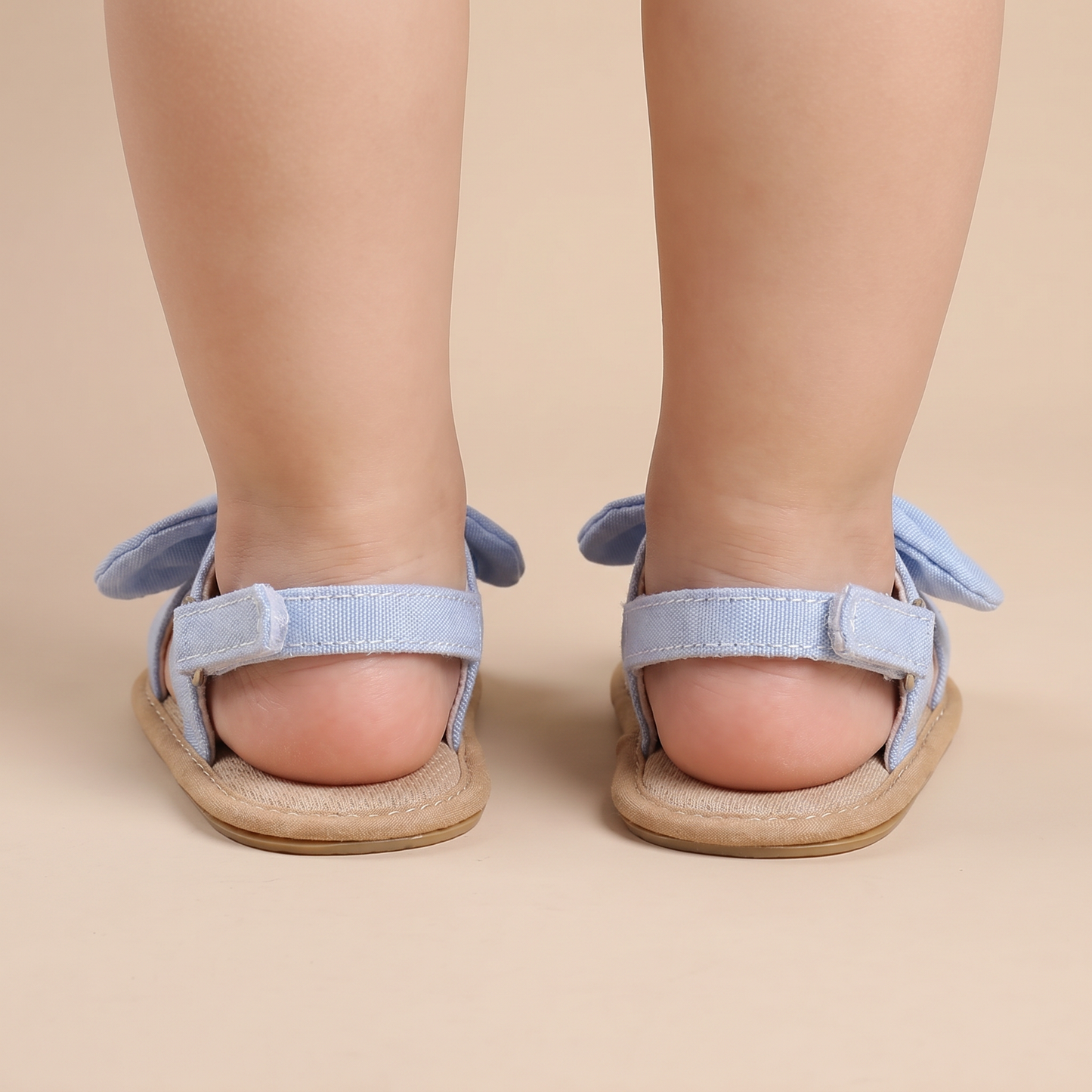 Bunny Ear Bow Sandals Blue