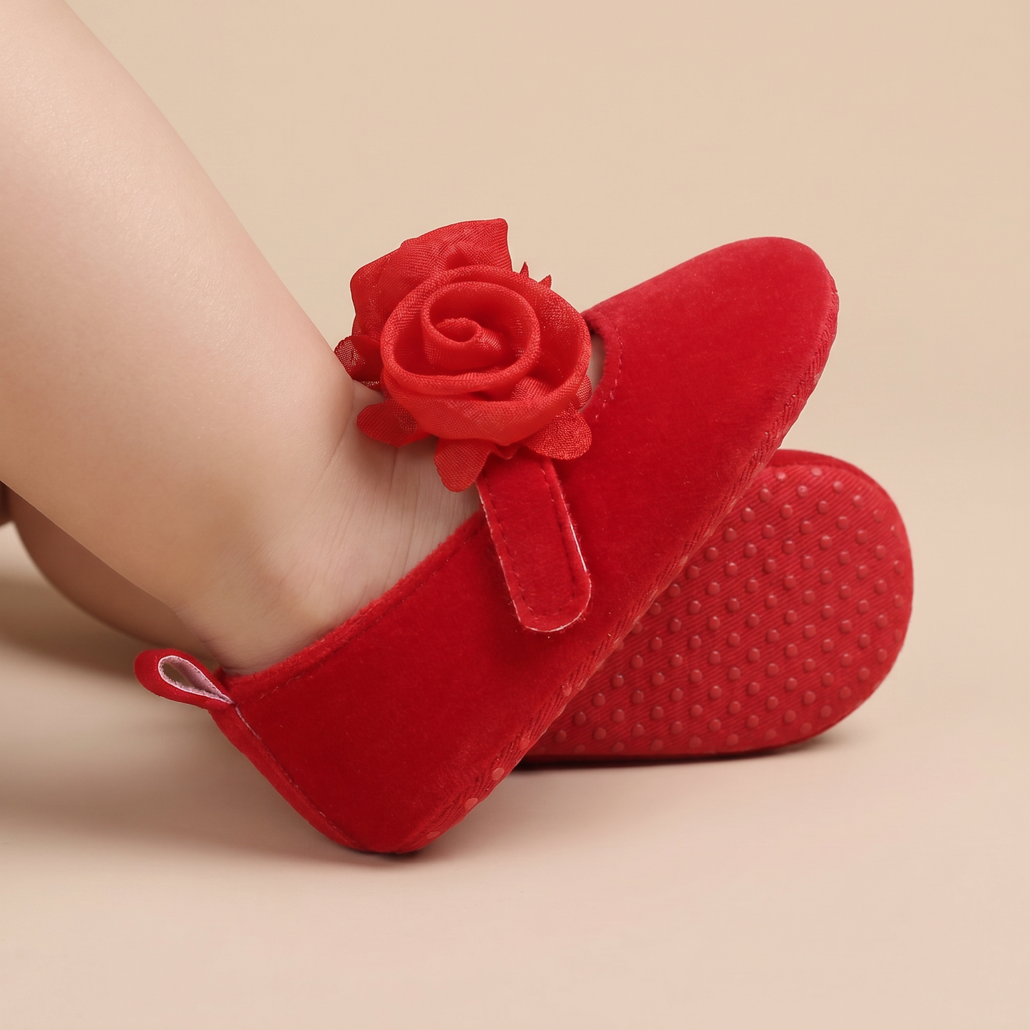 Rose Flower Mary Jane Shoes